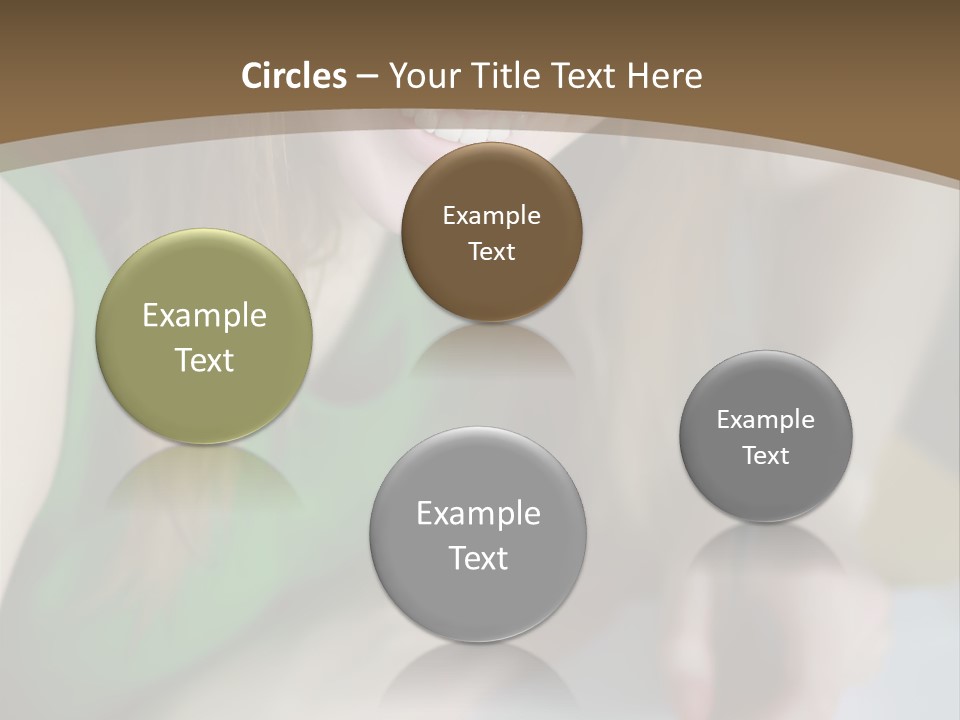 A Woman Sitting At A Table With A Plate Of Food PowerPoint Template