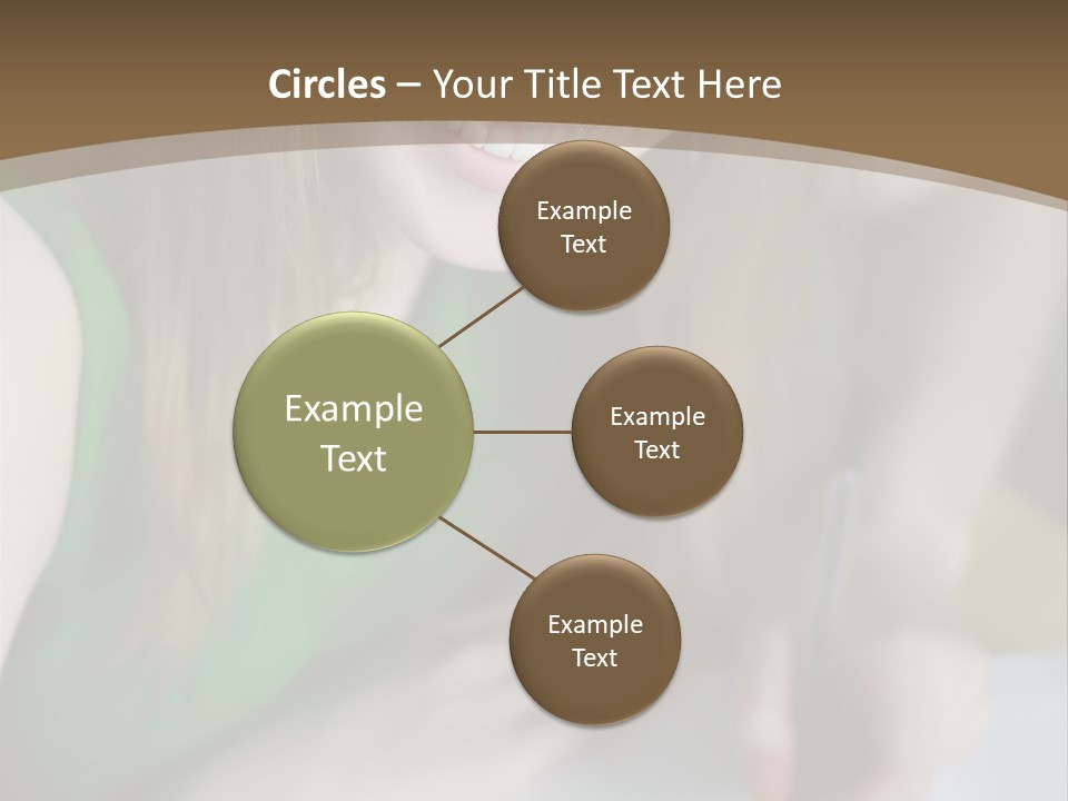 A Woman Sitting At A Table With A Plate Of Food PowerPoint Template