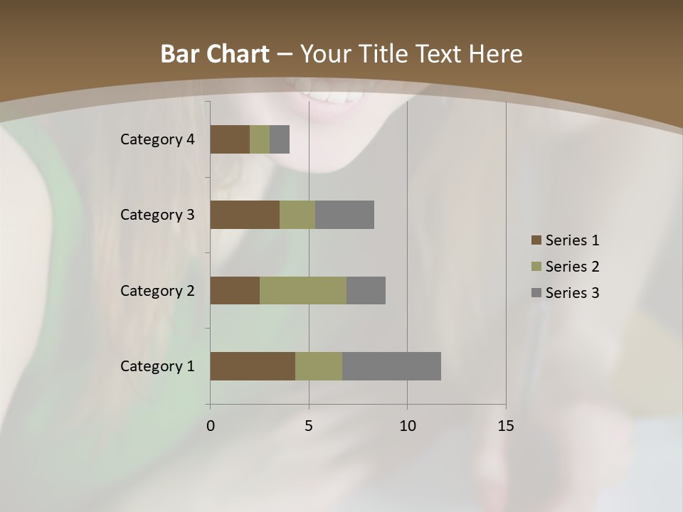 A Woman Sitting At A Table With A Plate Of Food PowerPoint Template