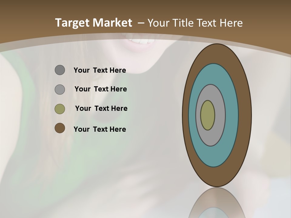 A Woman Sitting At A Table With A Plate Of Food PowerPoint Template