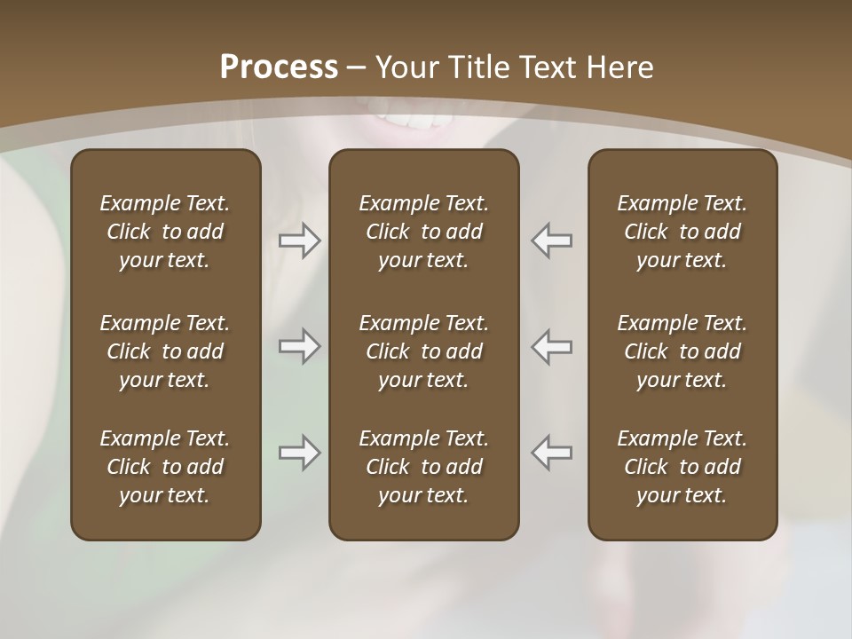 A Woman Sitting At A Table With A Plate Of Food PowerPoint Template