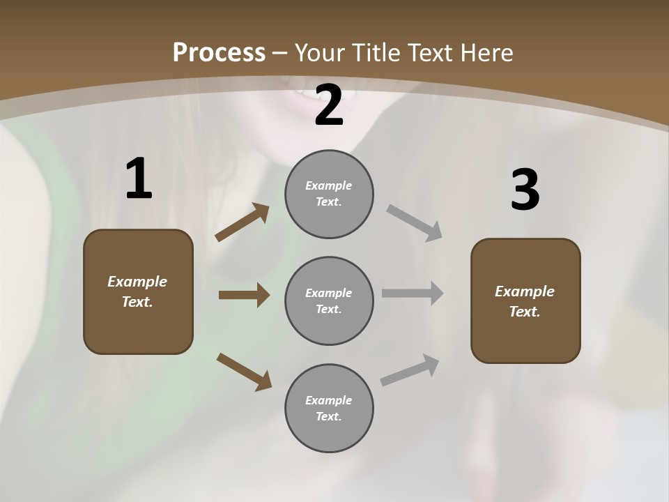 A Woman Sitting At A Table With A Plate Of Food PowerPoint Template