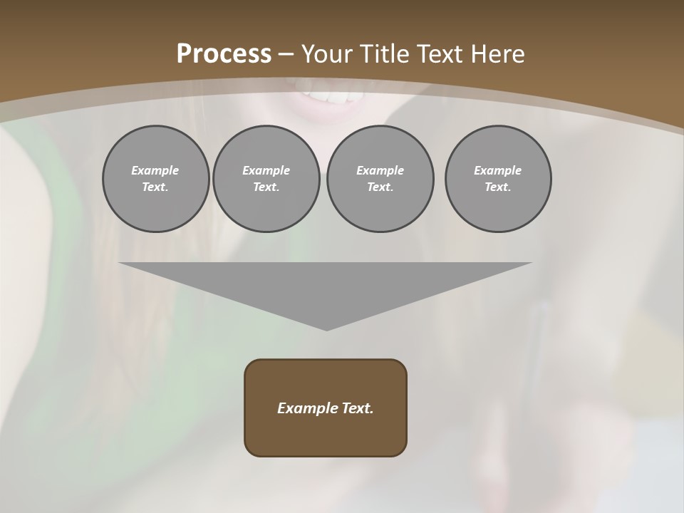 A Woman Sitting At A Table With A Plate Of Food PowerPoint Template