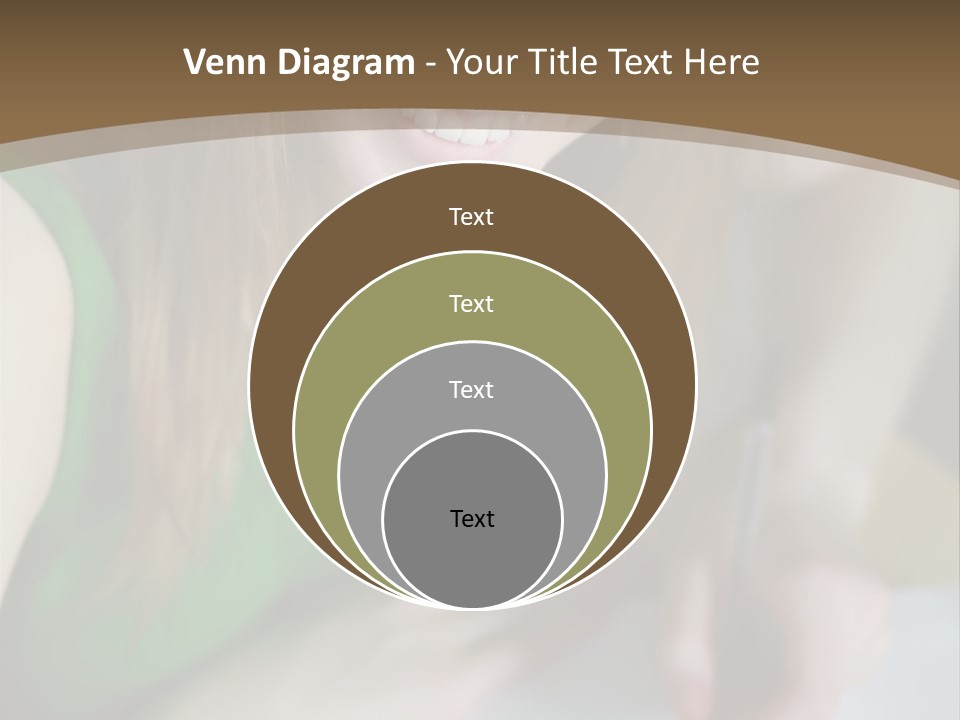 A Woman Sitting At A Table With A Plate Of Food PowerPoint Template