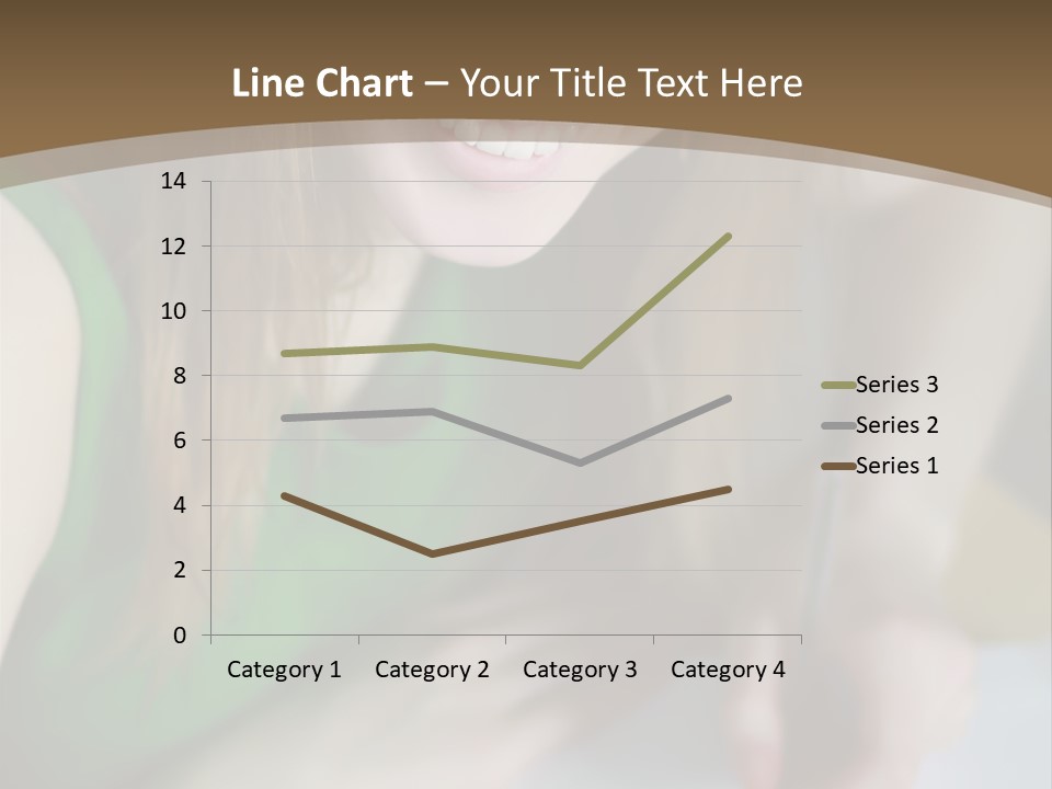 A Woman Sitting At A Table With A Plate Of Food PowerPoint Template
