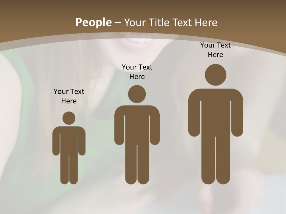 A Woman Sitting At A Table With A Plate Of Food PowerPoint Template