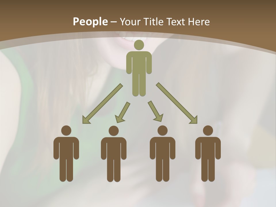 A Woman Sitting At A Table With A Plate Of Food PowerPoint Template