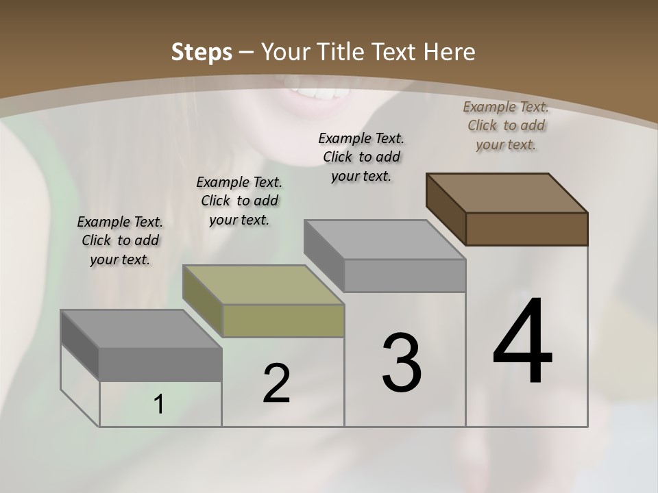 A Woman Sitting At A Table With A Plate Of Food PowerPoint Template