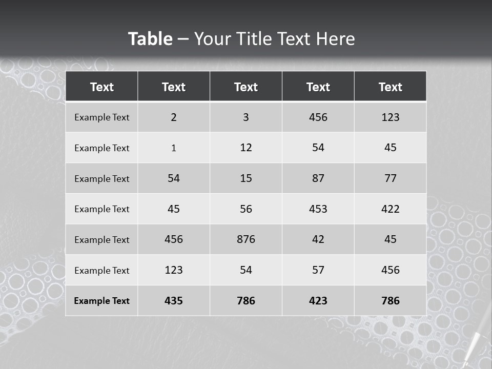 A Black Leather Seat With A Tie And Pen On It PowerPoint Template