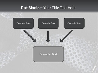 A Black Leather Seat With A Tie And Pen On It PowerPoint Template