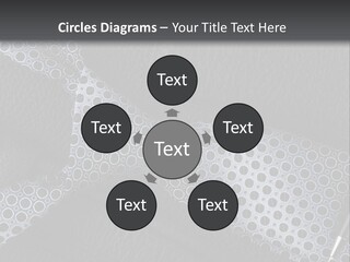 A Black Leather Seat With A Tie And Pen On It PowerPoint Template