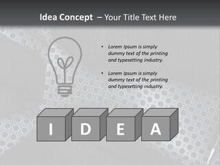 A Black Leather Seat With A Tie And Pen On It PowerPoint Template