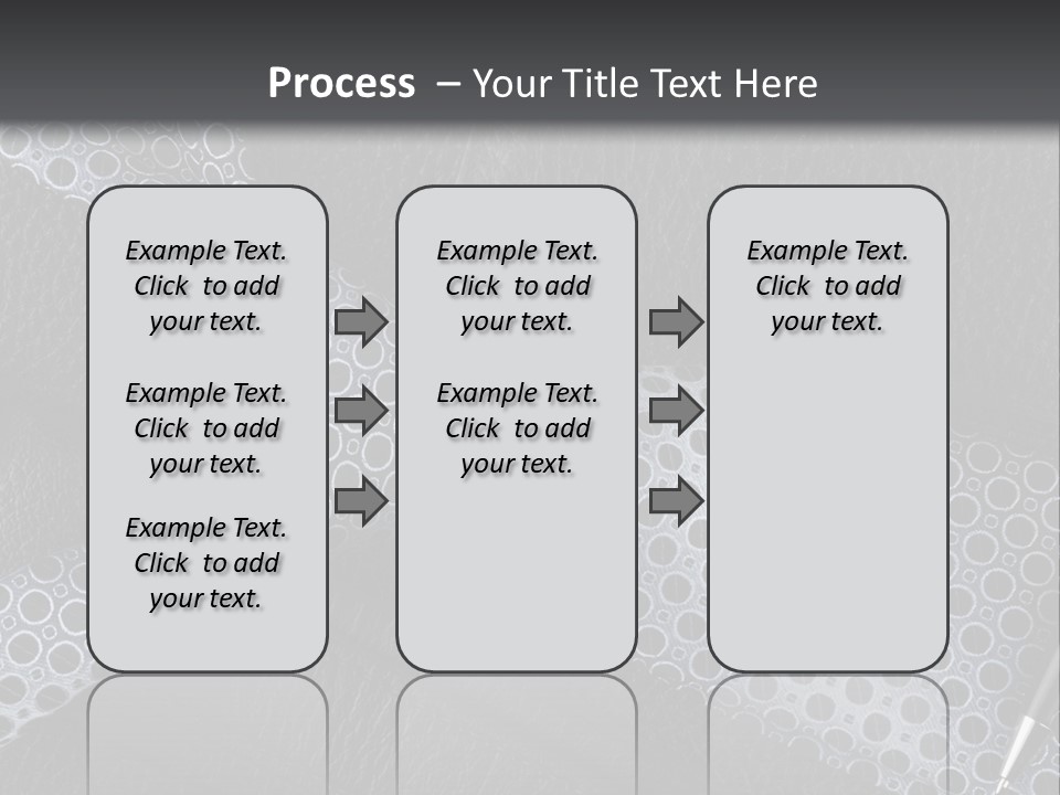 A Black Leather Seat With A Tie And Pen On It PowerPoint Template