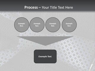 A Black Leather Seat With A Tie And Pen On It PowerPoint Template