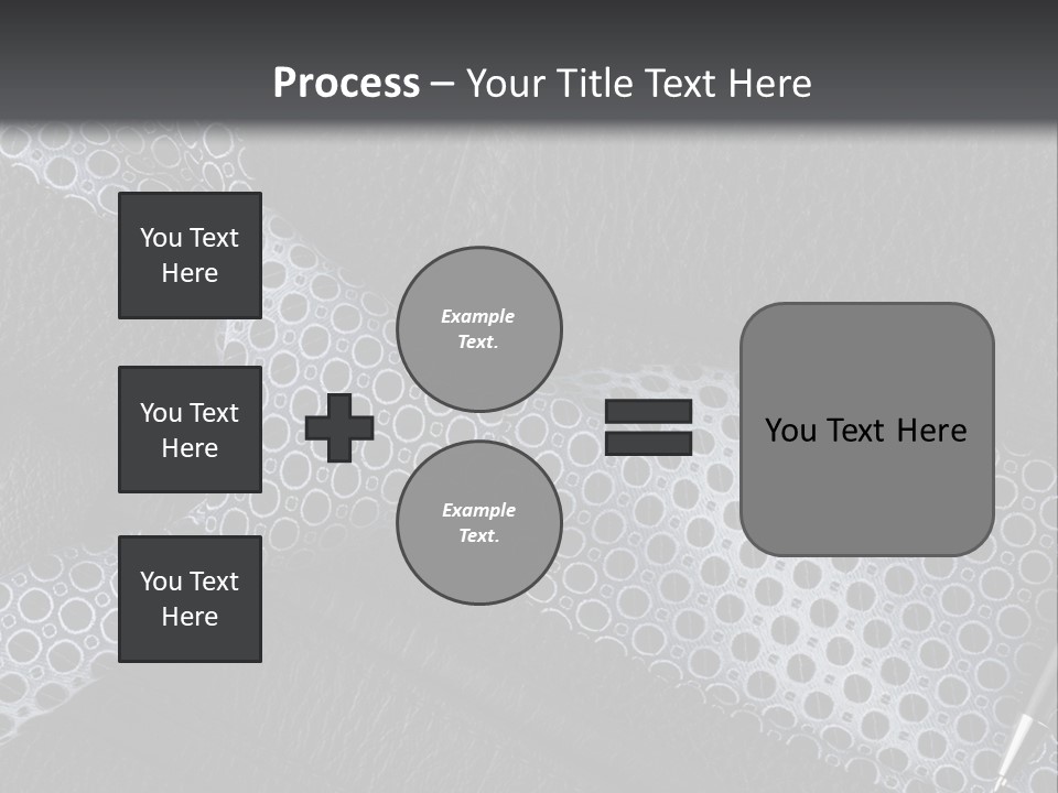 A Black Leather Seat With A Tie And Pen On It PowerPoint Template