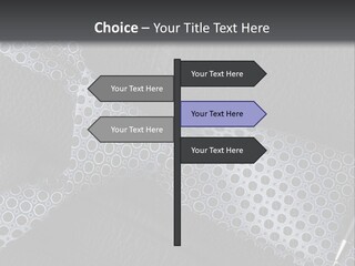 A Black Leather Seat With A Tie And Pen On It PowerPoint Template