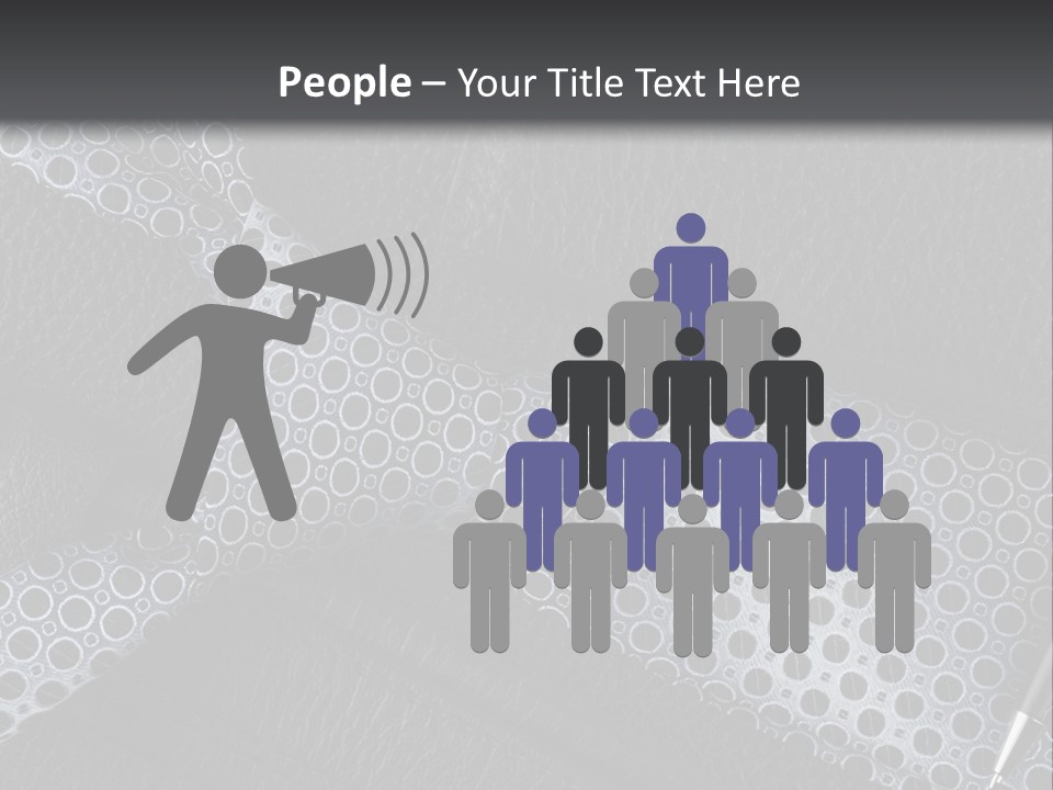 A Black Leather Seat With A Tie And Pen On It PowerPoint Template