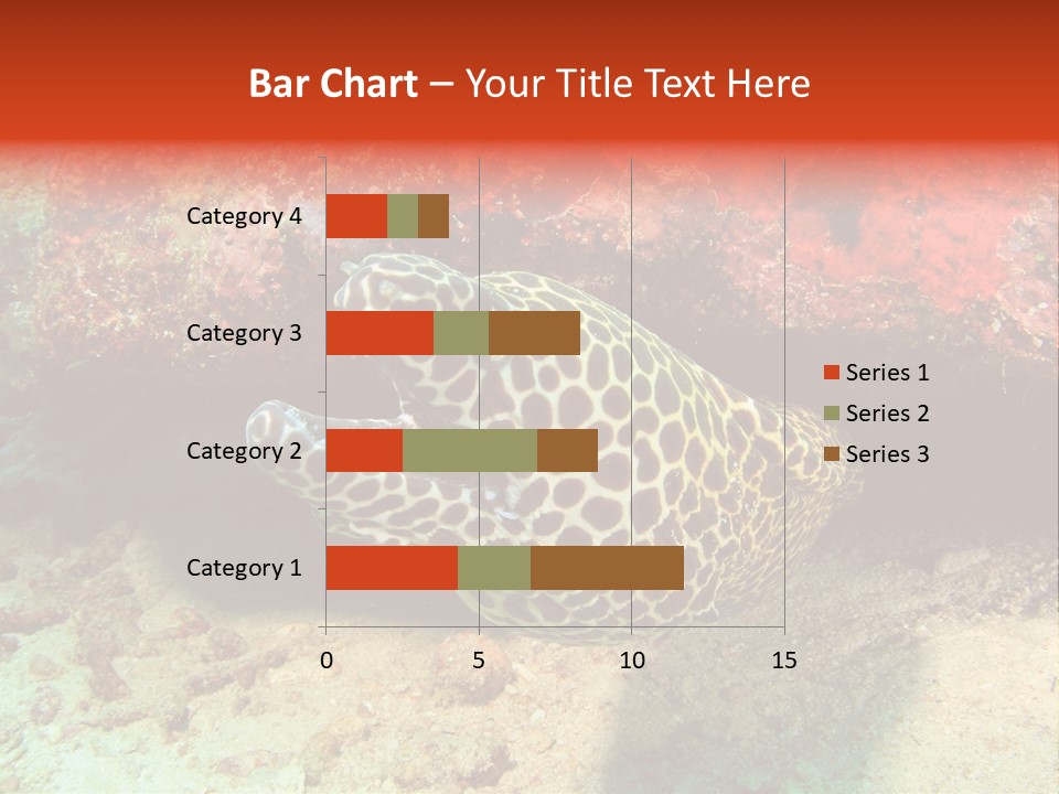 A Large Turtle Is Laying On The Ocean Floor PowerPoint Template