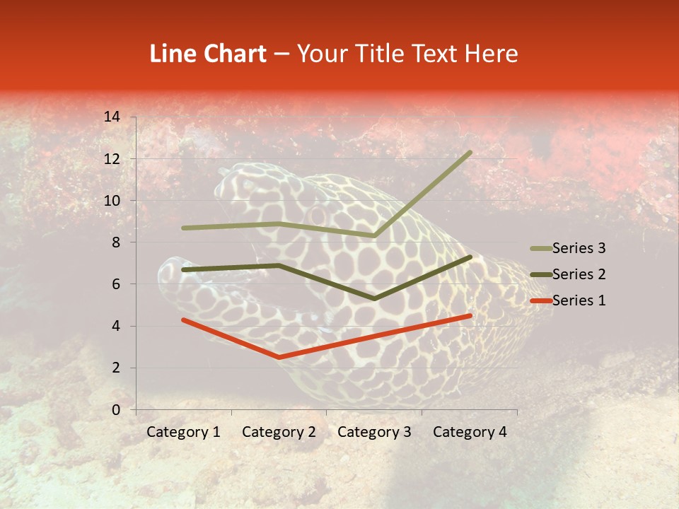 A Large Turtle Is Laying On The Ocean Floor PowerPoint Template