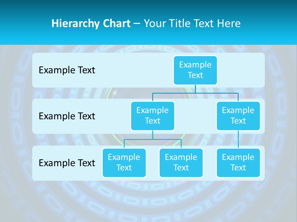 A Blue And Green Abstract Background With Circles PowerPoint Template