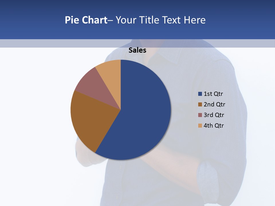 A Man Standing In Front Of A Wall With His Hands Together PowerPoint Template
