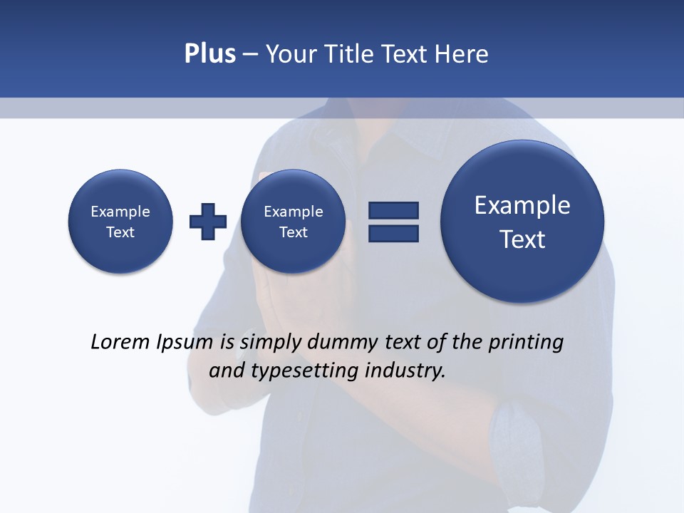 A Man Standing In Front Of A Wall With His Hands Together PowerPoint Template
