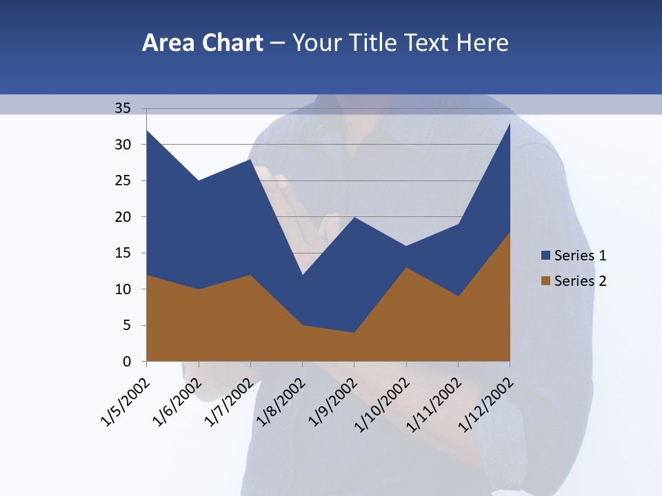 A Man Standing In Front Of A Wall With His Hands Together PowerPoint Template
