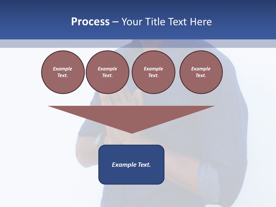 A Man Standing In Front Of A Wall With His Hands Together PowerPoint Template