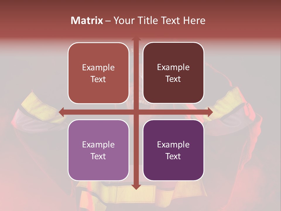 A Man In A Fireman's Uniform With His Hands On His Head PowerPoint Template