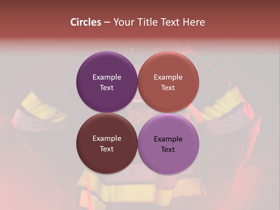 A Man In A Fireman's Uniform With His Hands On His Head PowerPoint Template