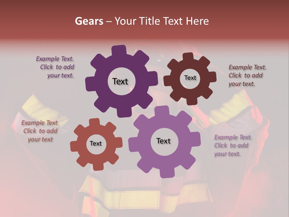 A Man In A Fireman's Uniform With His Hands On His Head PowerPoint Template