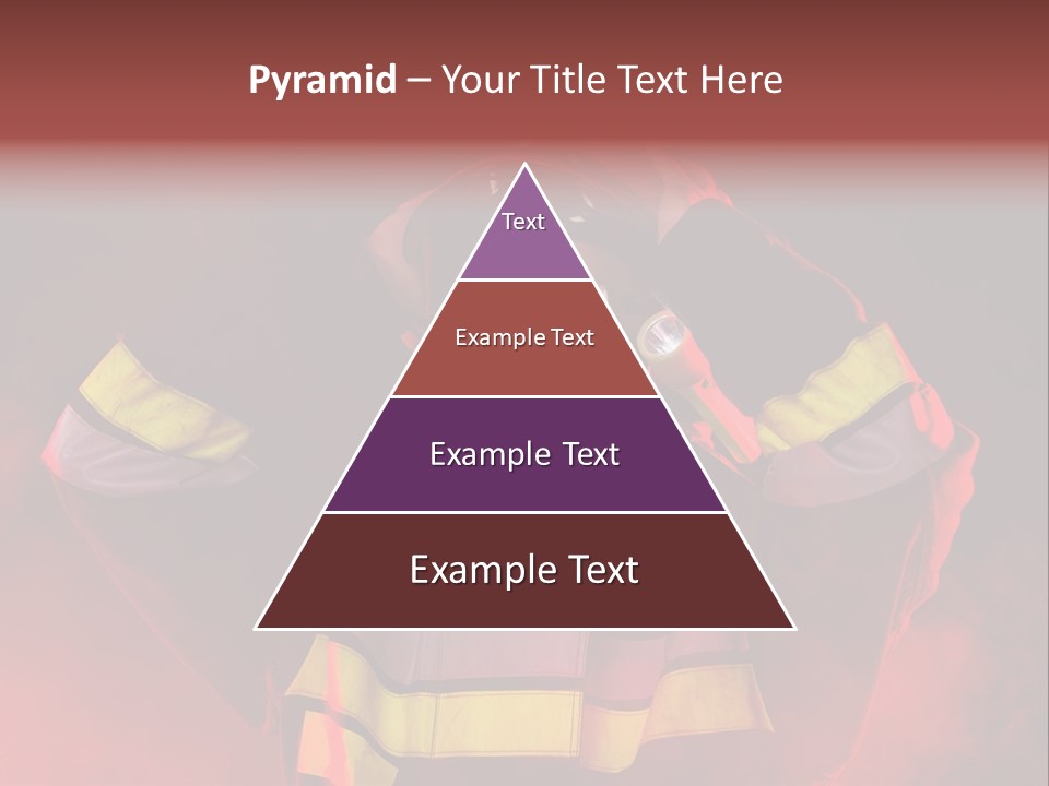 A Man In A Fireman's Uniform With His Hands On His Head PowerPoint Template