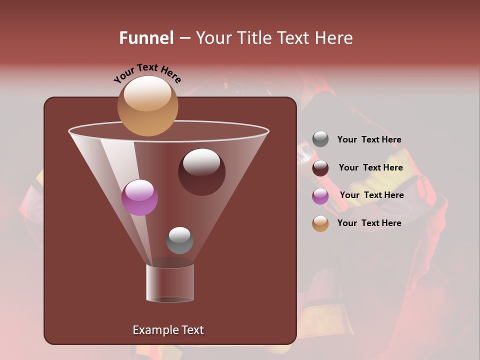 A Man In A Fireman's Uniform With His Hands On His Head PowerPoint Template