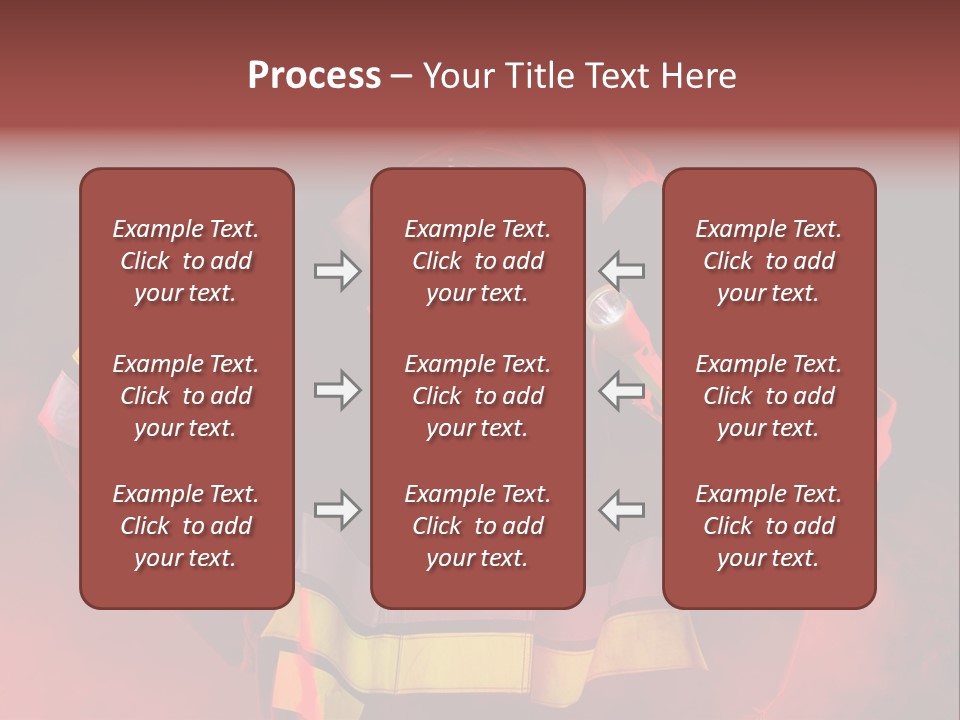 A Man In A Fireman's Uniform With His Hands On His Head PowerPoint Template