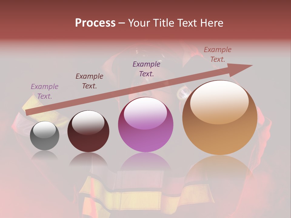 A Man In A Fireman's Uniform With His Hands On His Head PowerPoint Template