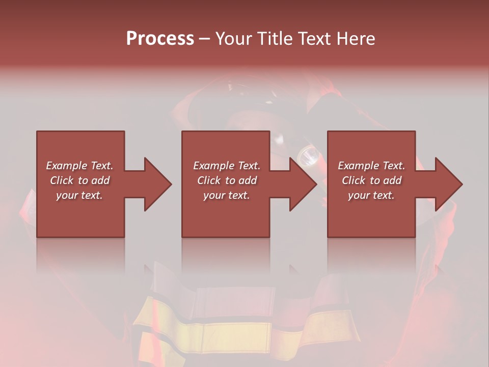 A Man In A Fireman's Uniform With His Hands On His Head PowerPoint Template