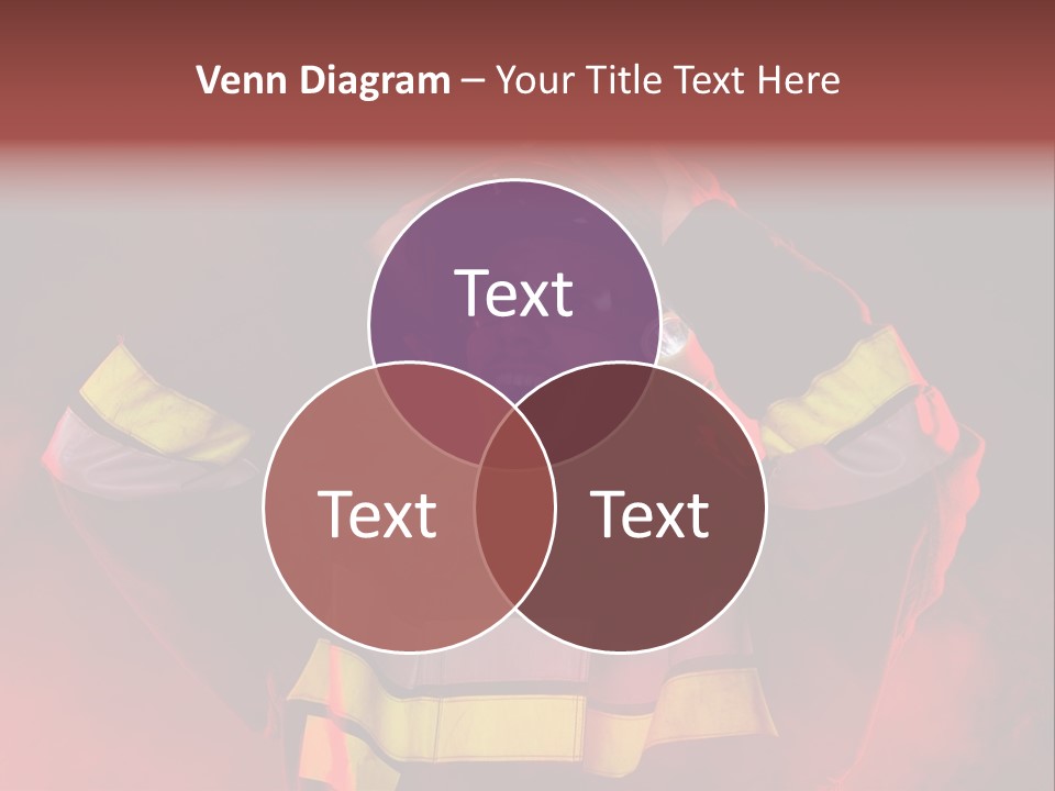 A Man In A Fireman's Uniform With His Hands On His Head PowerPoint Template