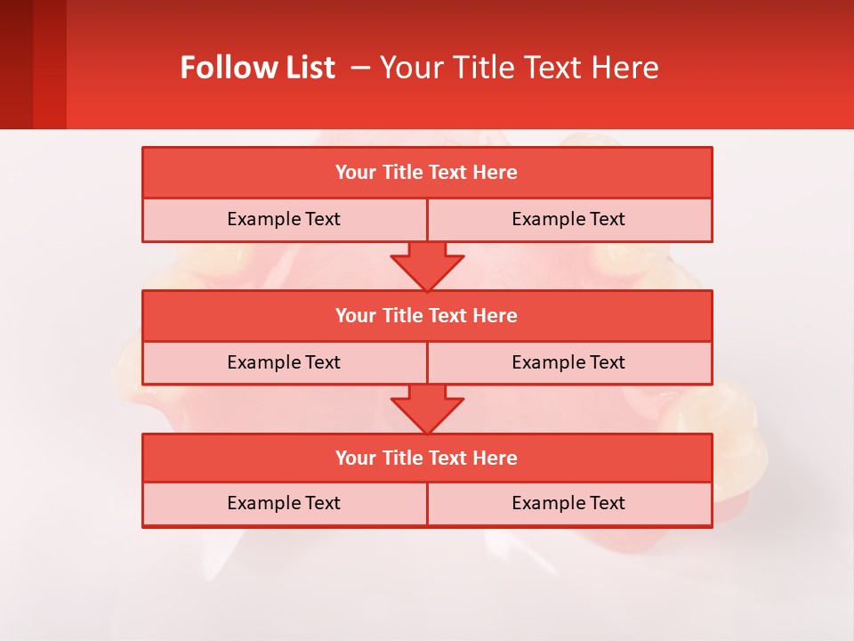 A Dental Model With Teeth And Gums On A White Background PowerPoint Template