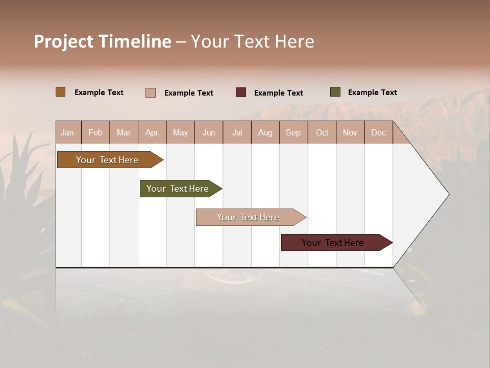 A Boat Is Docked On A Lake With Mountains In The Background PowerPoint Template