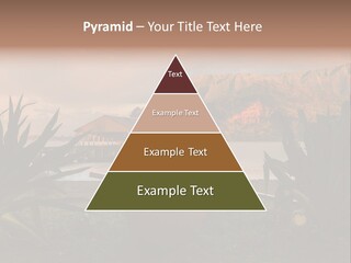 A Boat Is Docked On A Lake With Mountains In The Background PowerPoint Template