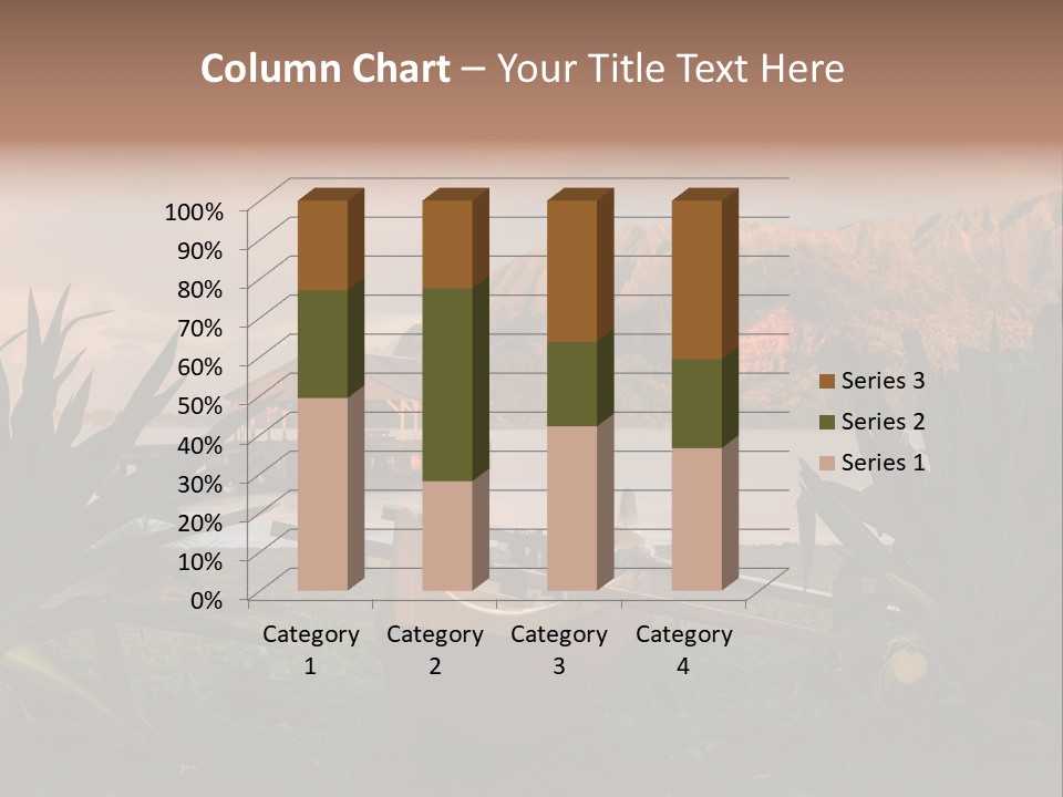 A Boat Is Docked On A Lake With Mountains In The Background PowerPoint Template