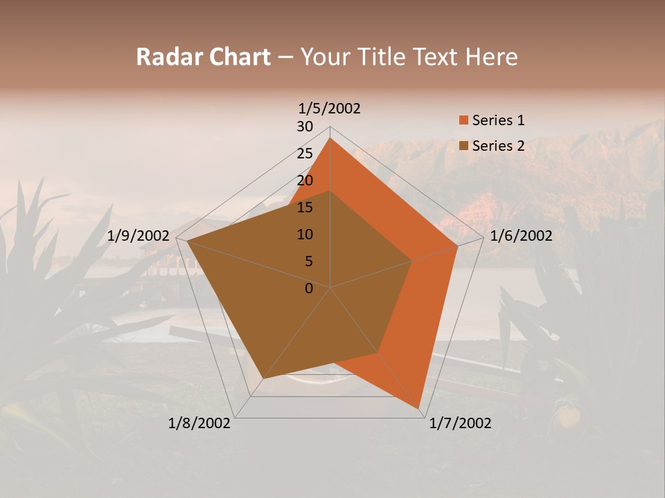A Boat Is Docked On A Lake With Mountains In The Background PowerPoint Template