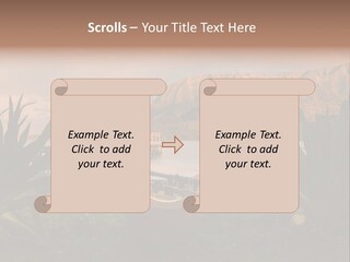 A Boat Is Docked On A Lake With Mountains In The Background PowerPoint Template