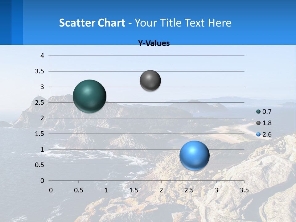A Large Body Of Water Surrounded By Mountains PowerPoint Template