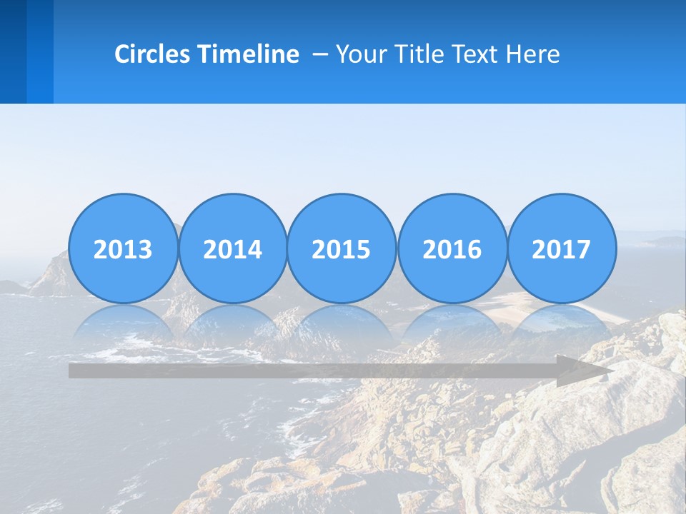 A Large Body Of Water Surrounded By Mountains PowerPoint Template