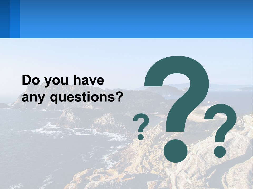 A Large Body Of Water Surrounded By Mountains PowerPoint Template