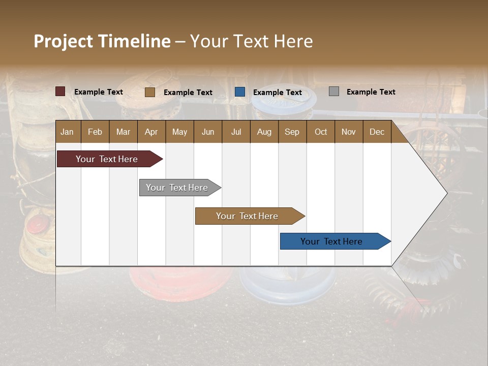 A Group Of Old Fashioned Lamps Sitting On Top Of A Table PowerPoint Template