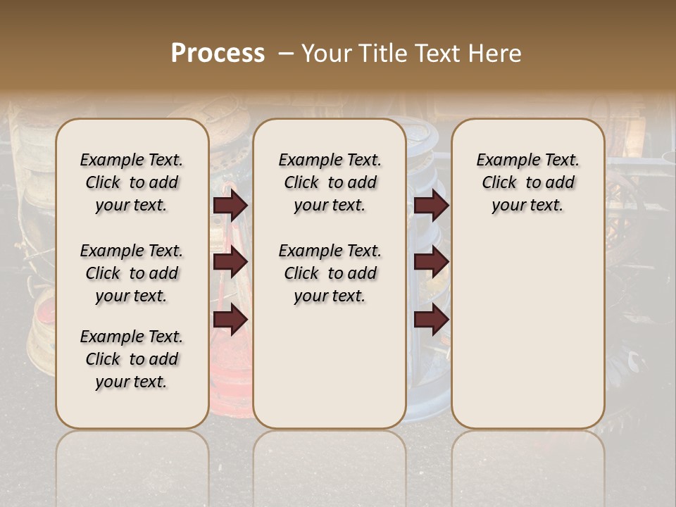 A Group Of Old Fashioned Lamps Sitting On Top Of A Table PowerPoint Template