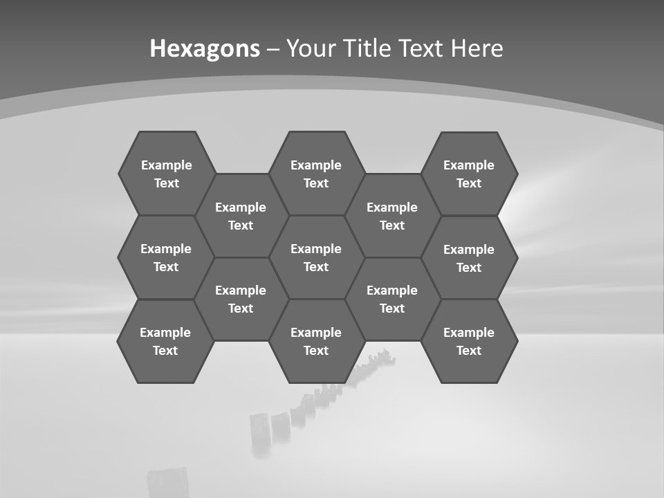 A Black And White Photo Of A Dock In The Ocean PowerPoint Template