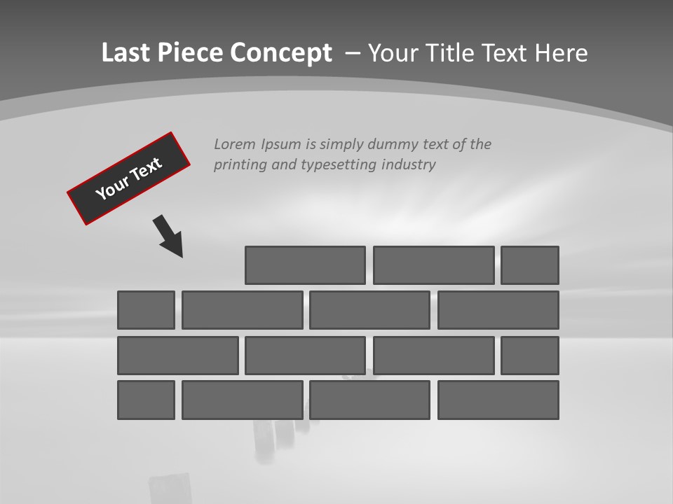 A Black And White Photo Of A Dock In The Ocean PowerPoint Template